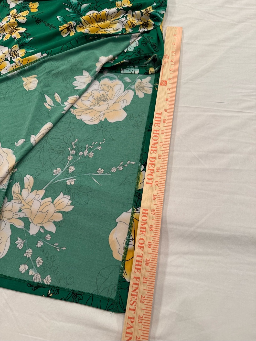 G.I.L.I. Green Maxi Dress with Yellow Floral Print - Picture 7 of 7